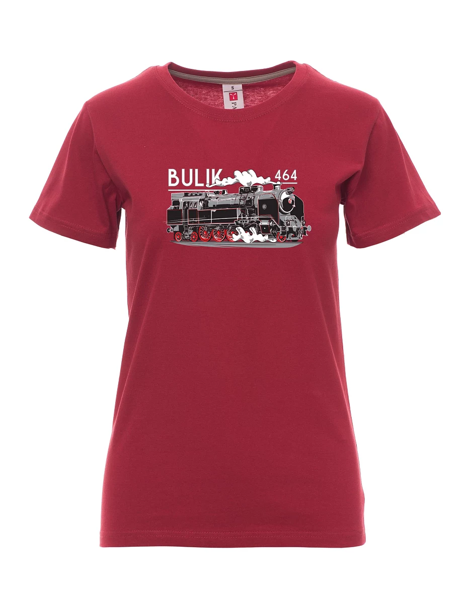 Bordeaux T-Shirt für Damen Lokomotive 464