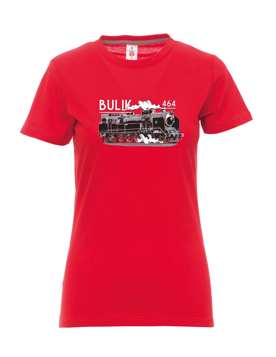 Rotes T-Shirt für Damen Lokomotive 464