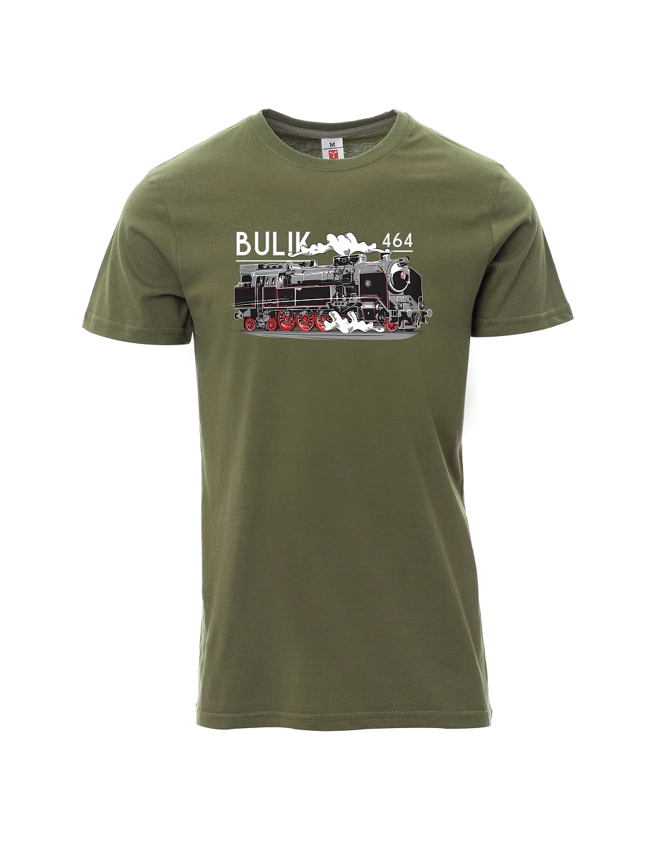 Khaki T-Shirt für Männer Lokomotive 464