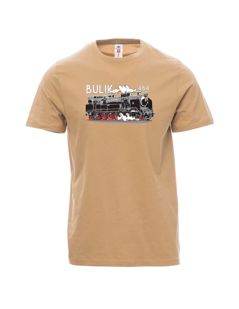 Braunes T-Shirt für Männer Lokomotive 464