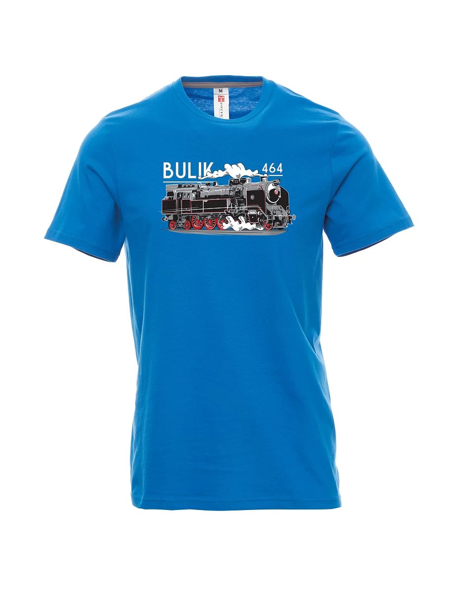 Hellblaues T-Shirt für Männer Lokomotive 464