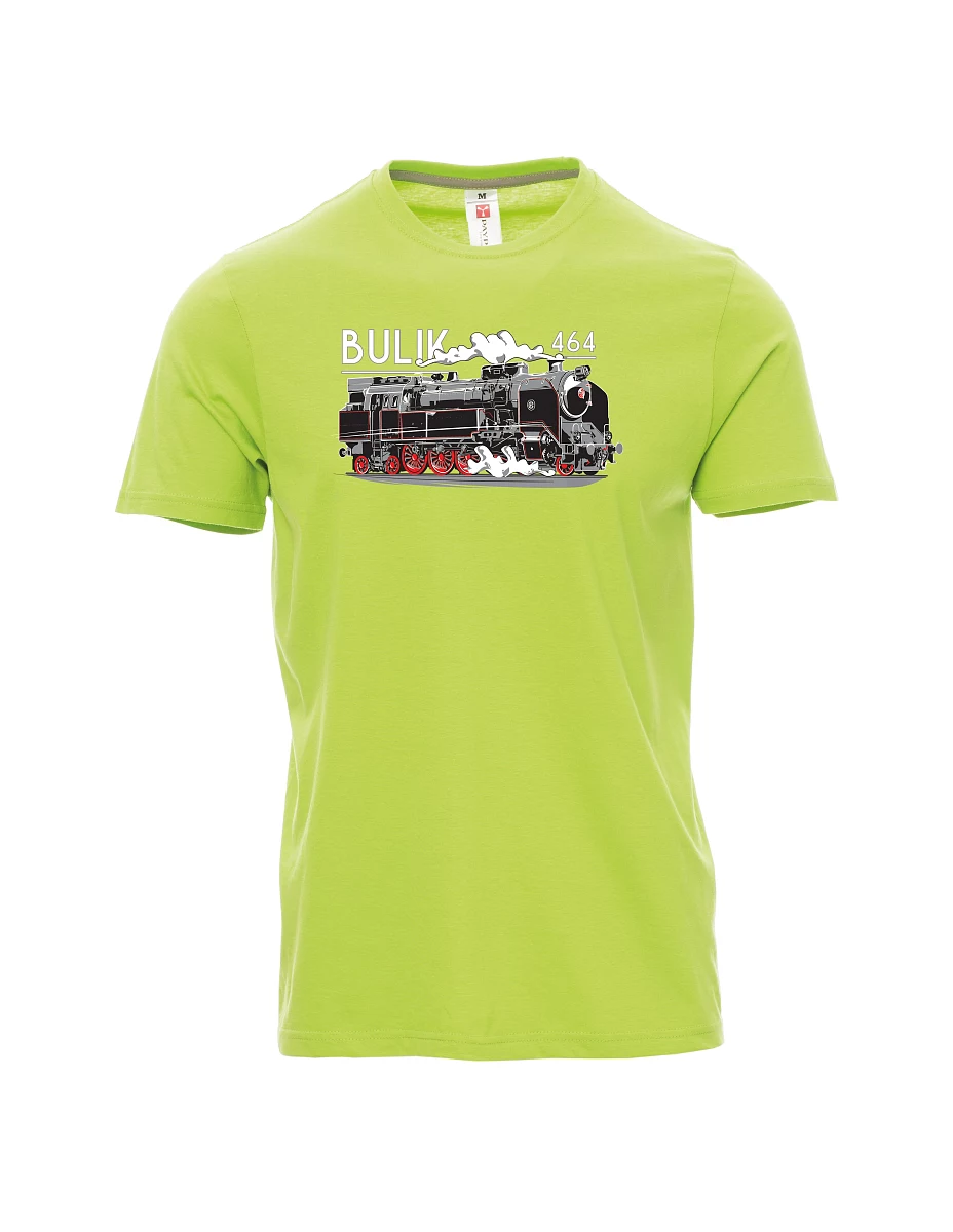 Hellgrünes T-Shirt für Männer Lokomotive 464