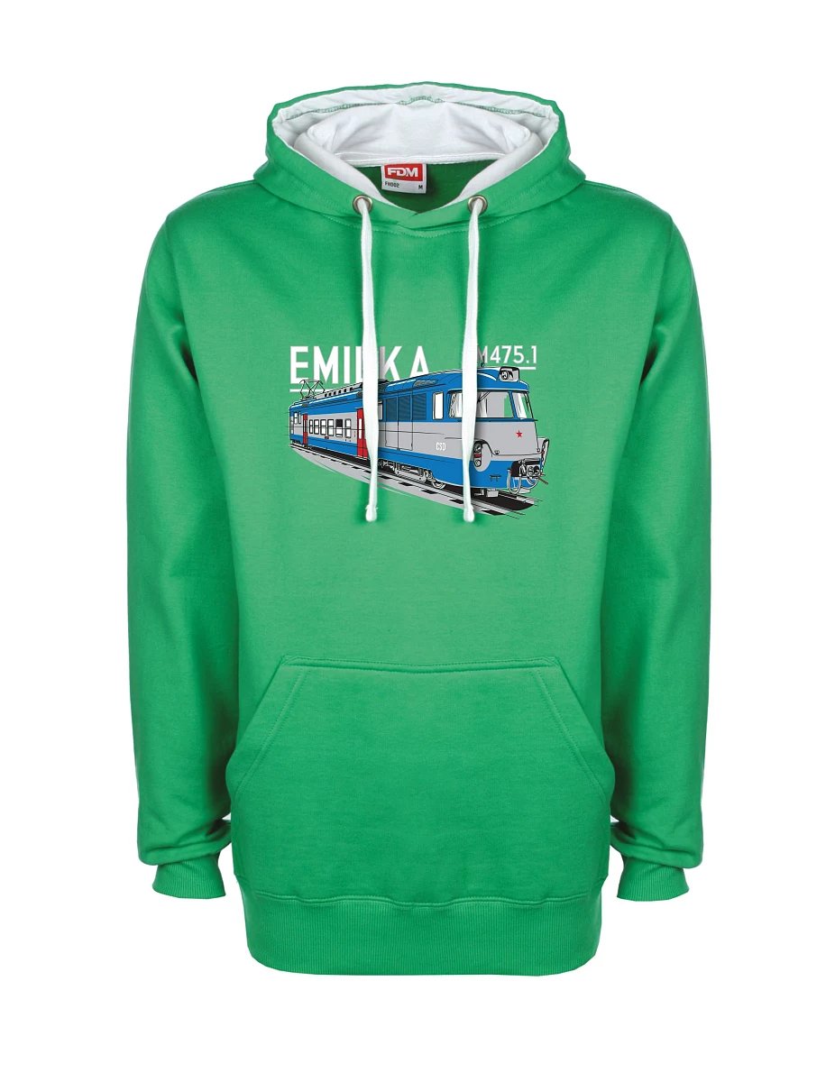 Weiß-grünes Sweatshirt Elektrogeräte 475.1