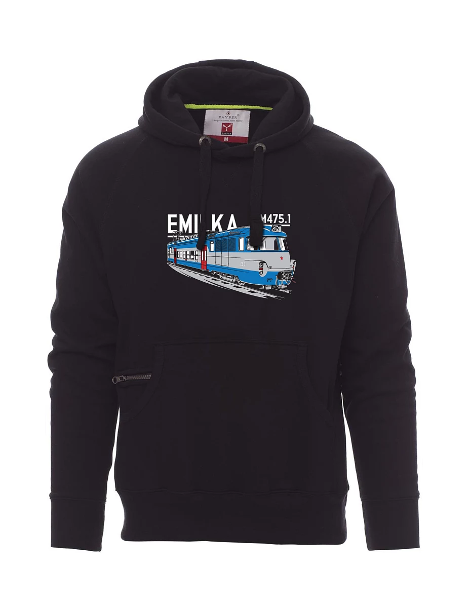 Schwarzes Sweatshirt für Männer Elektrogeräte 475.1