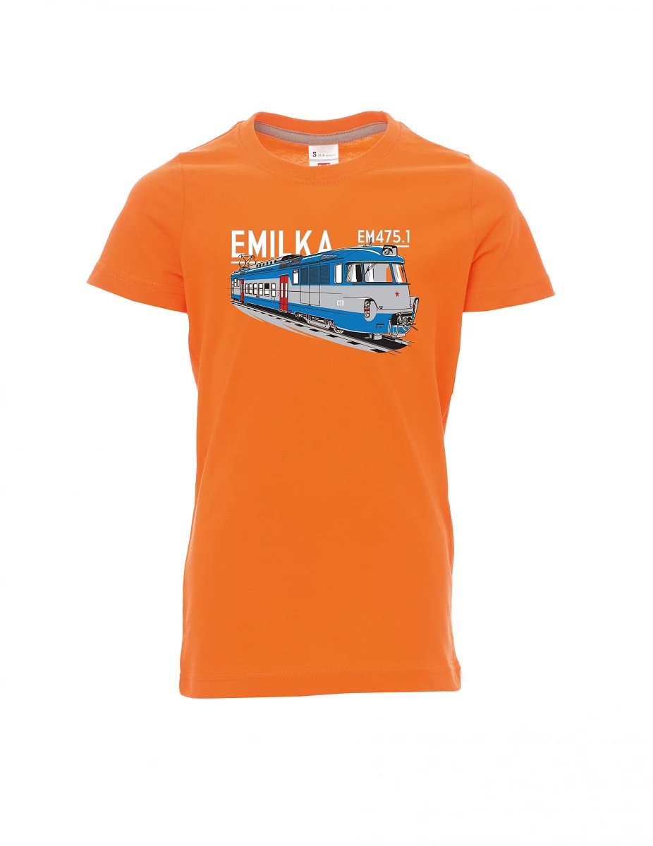 Orange Kinder T-Shirt Elektrogeräte 475.1