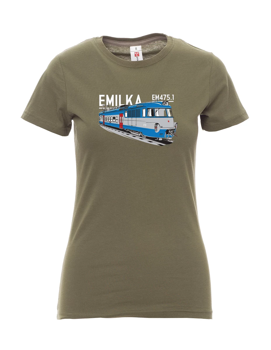 Khaki T-Shirt für Damen Elektrogeräte 475.1