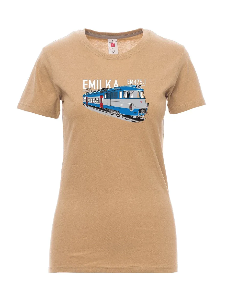 Braunes T-Shirt für Damen Elektrogeräte 475.1