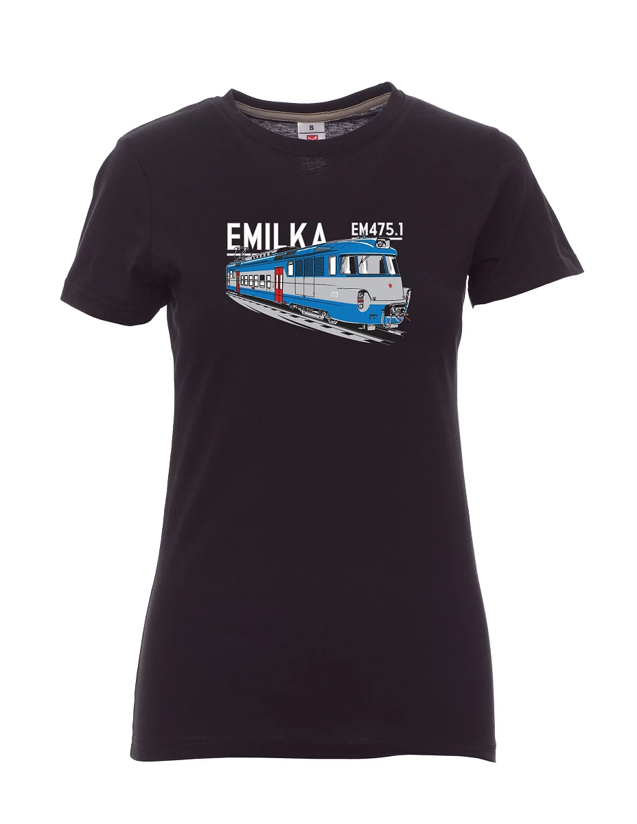 Schwarzes T-Shirt für Damen Elektrogeräte 475.1