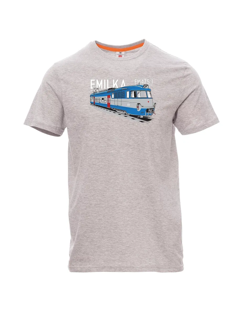 Grau melange T-Shirt für Männer Elektrogeräte 475.1