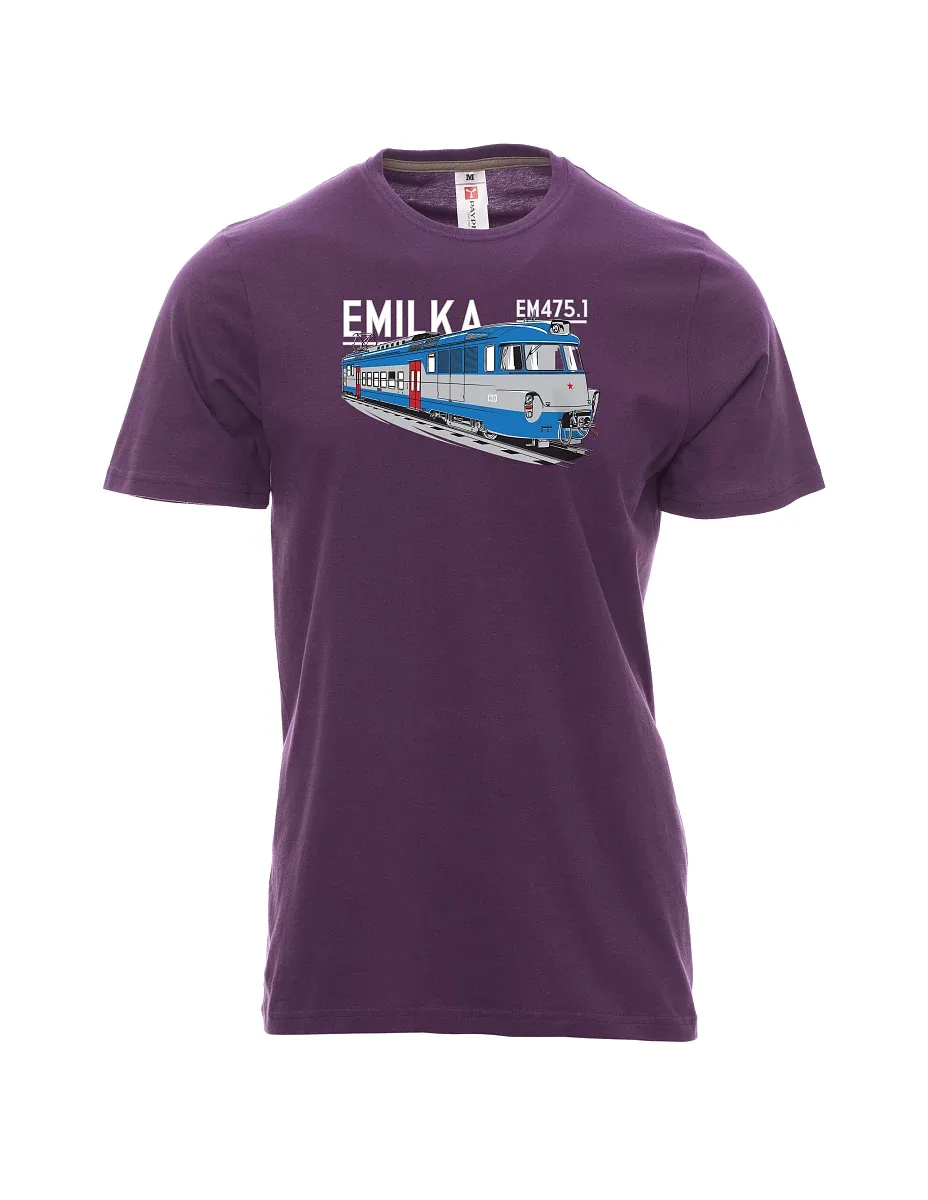 Violett T-Shirt für Männer Elektrogeräte 475.1