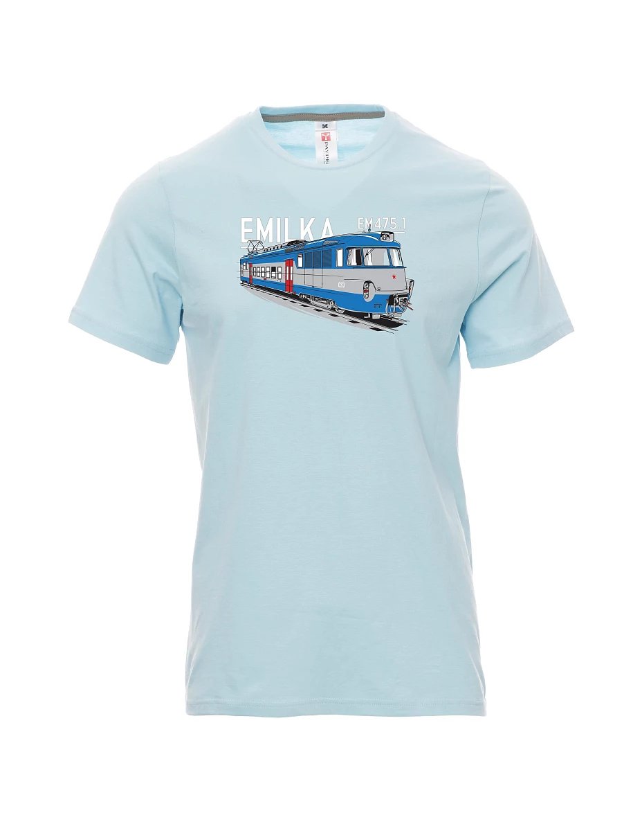 Blassblaues T-Shirt für Männer Elektrogeräte 475.1