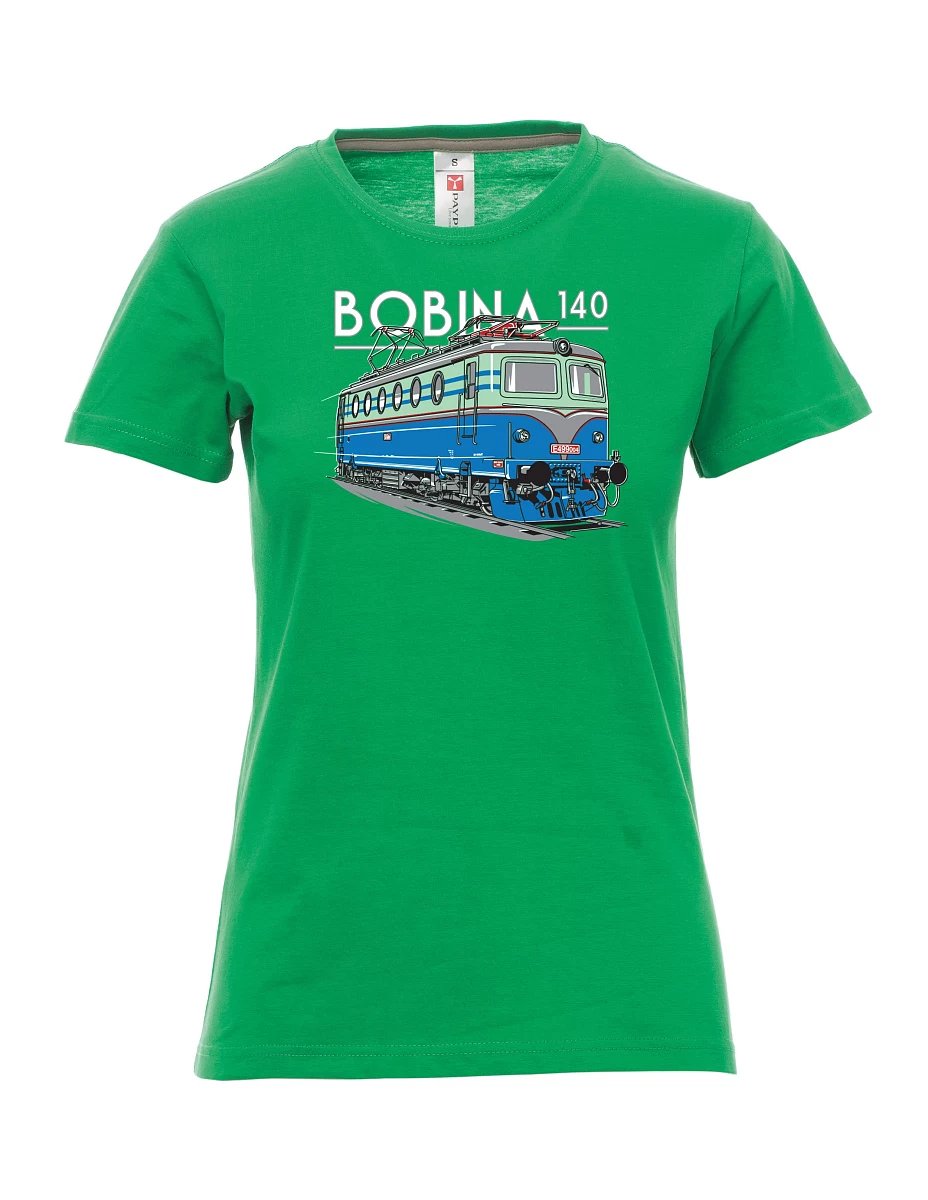 Grünes T-Shirt für Damen Lokomotive 140