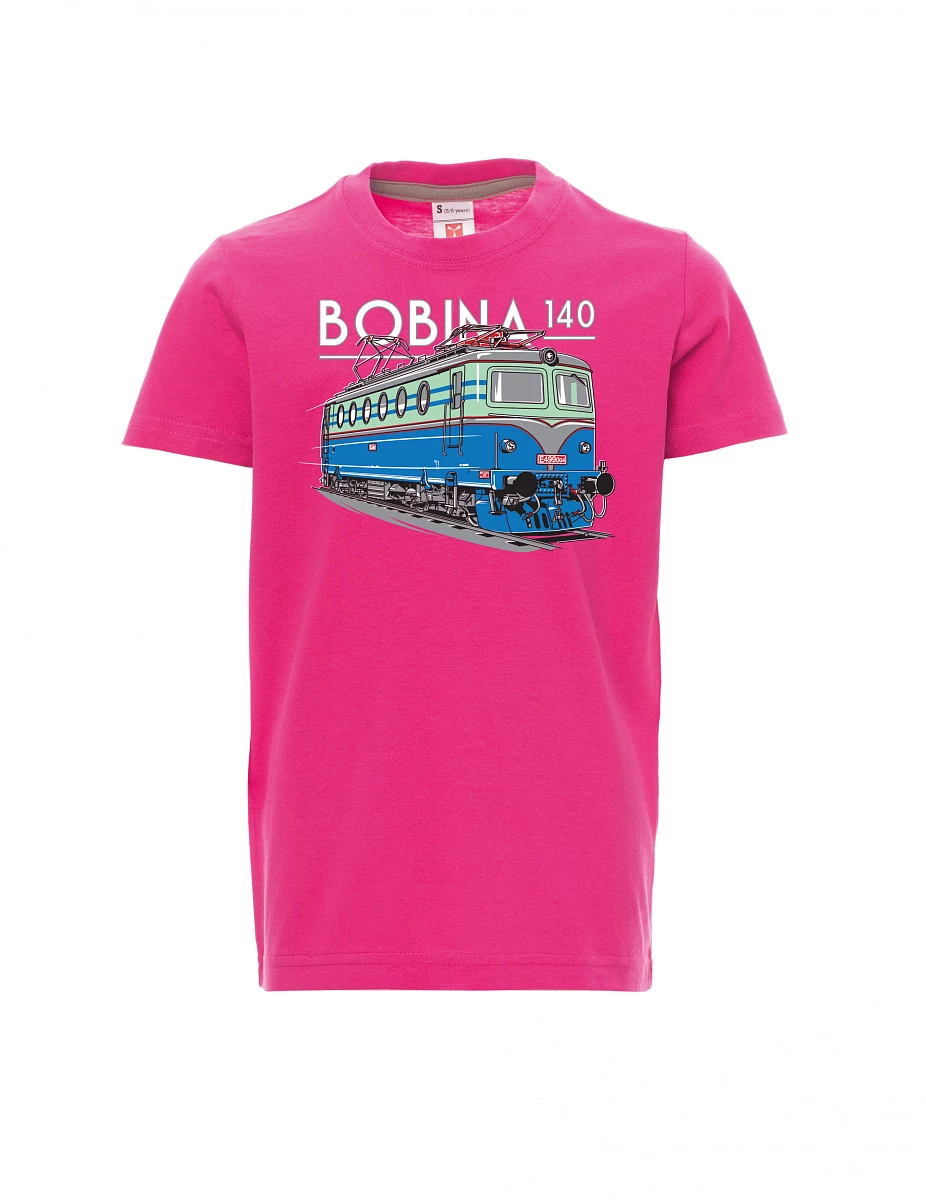 Rosa Kinder T-Shirt Lokomotive 140
