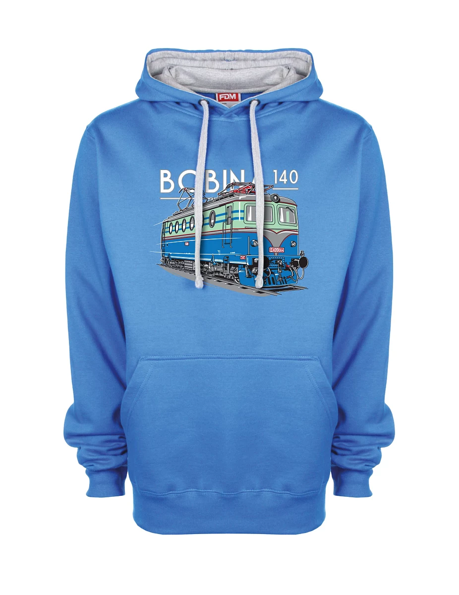 Grau-blaues Sweatshirt Lokomotive 140