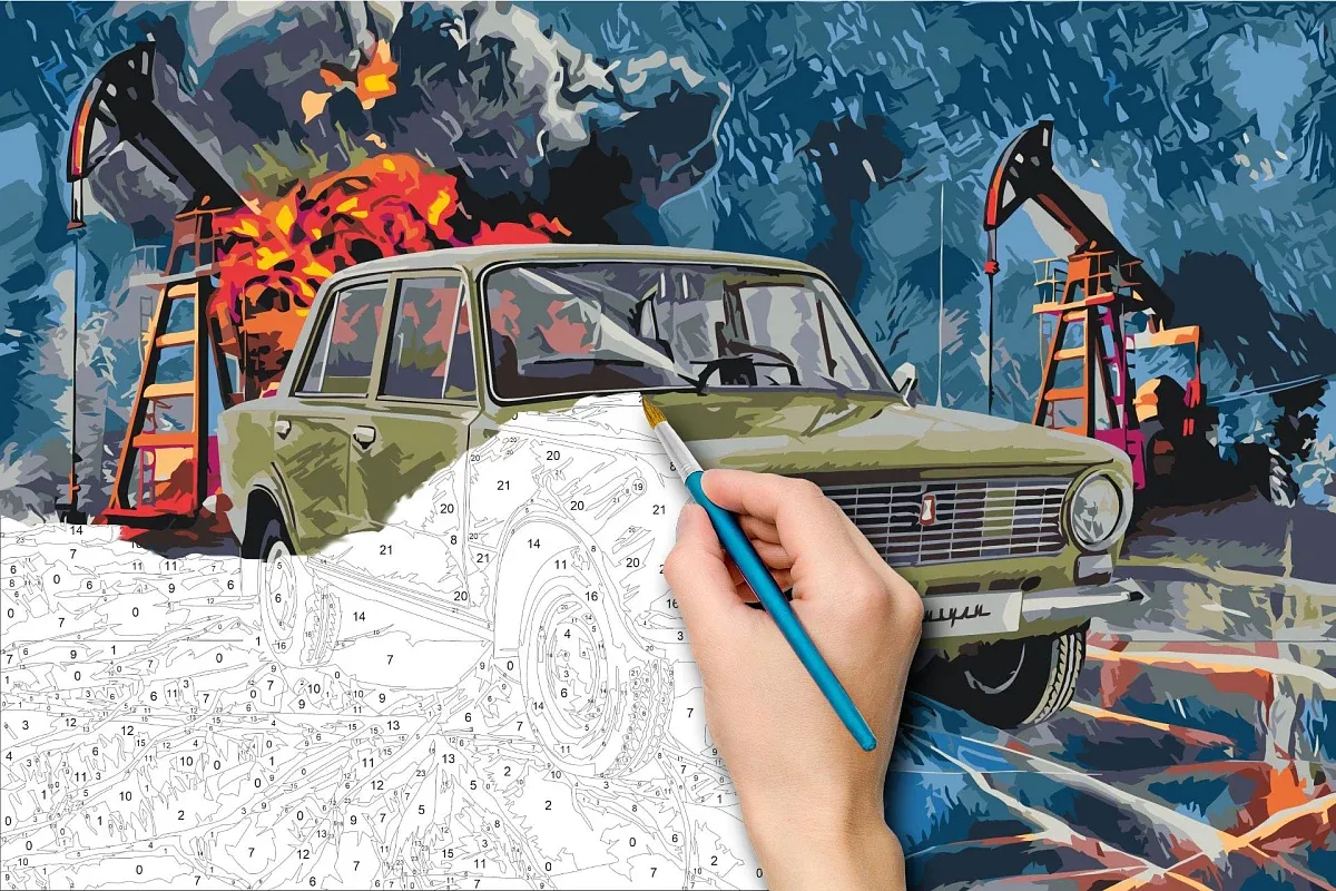Malen nach Zahlen - Bild von Veteran Lada-Žguli