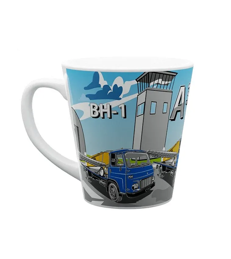Keramikbecher Avia A30 und flugzeug BH - 1 300 ml