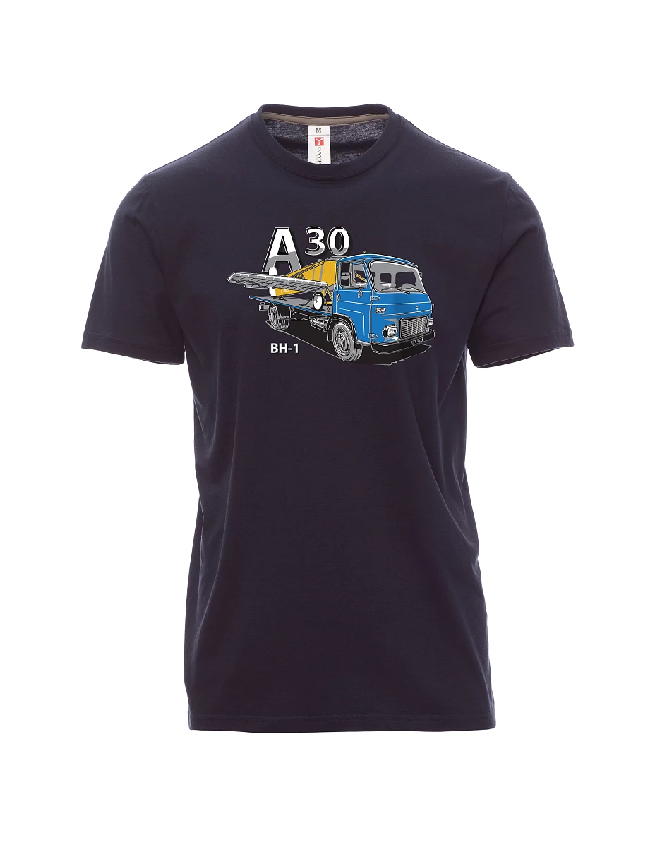 Marine T-Shirt für Männer Avia A30 und flugzeug BH - 1