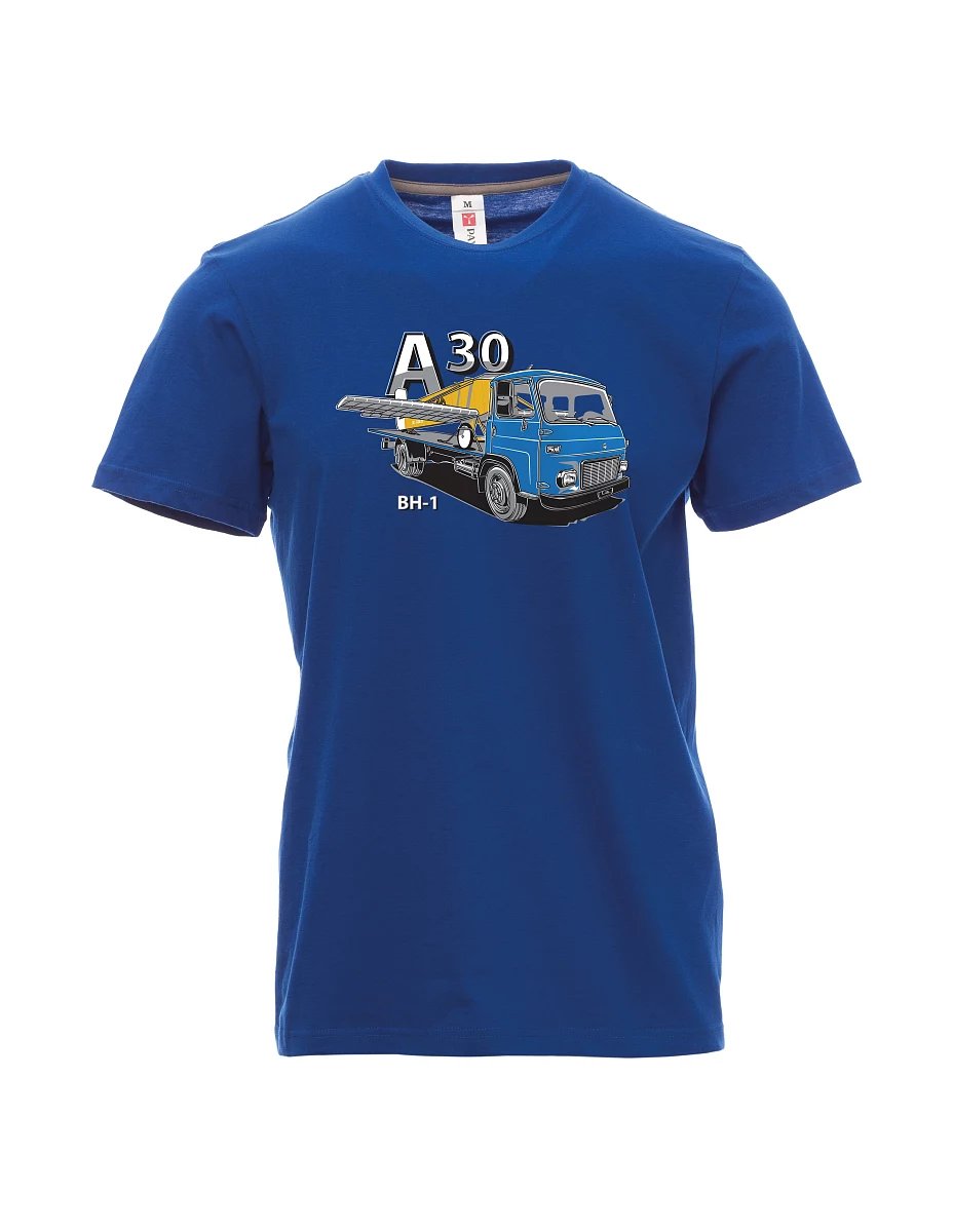 Blaues T-Shirt für Männer Avia A30 und flugzeug BH - 1