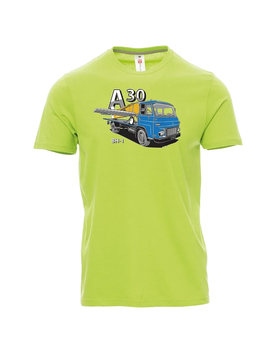 Hellgrünes T-Shirt für Männer Avia A30 und flugzeug BH - 1