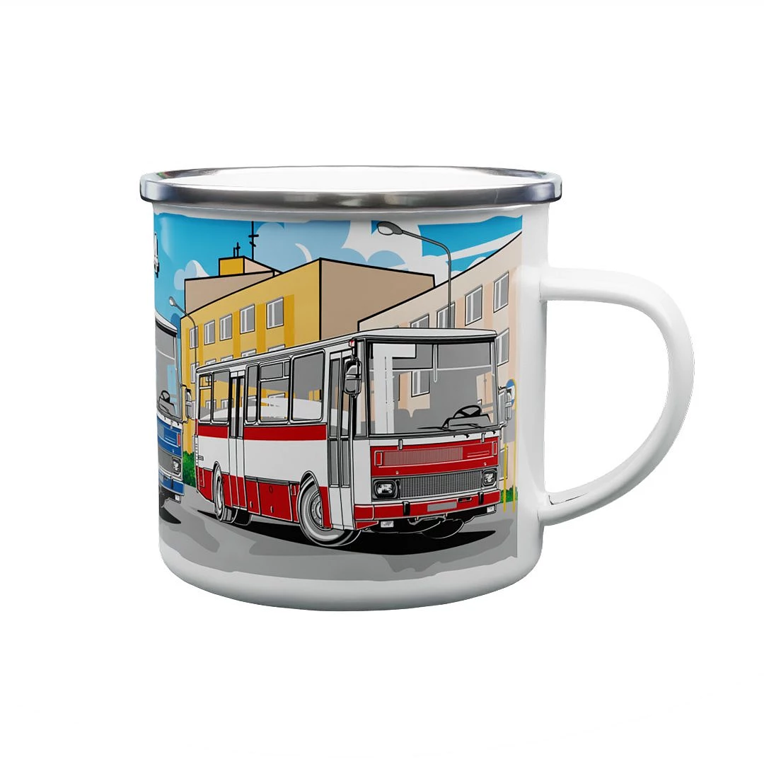 Emaille-Tasse Bus C734 330 ml