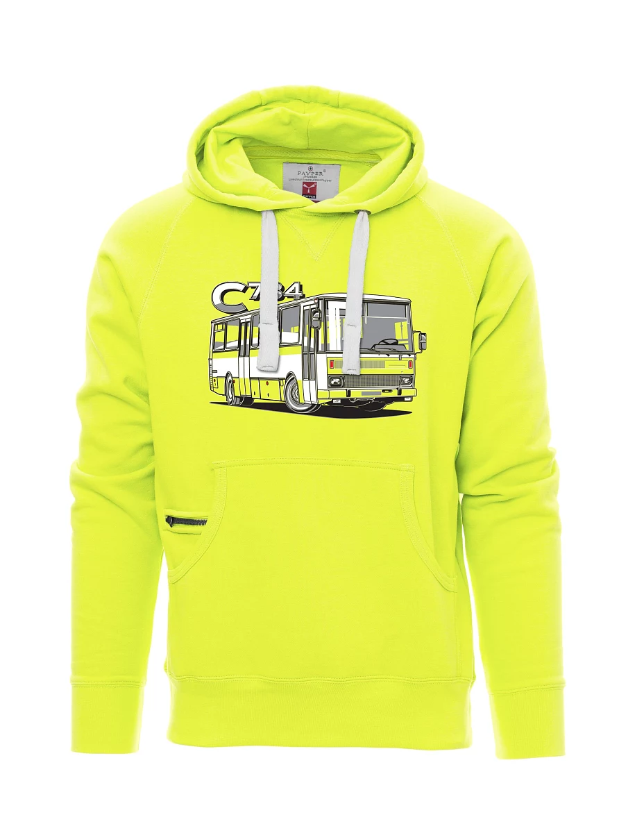 Fluoreszierendes Sweatshirt für Männer Bus C734