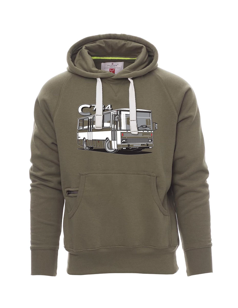 Khaki Sweatshirt für Männer Bus C734