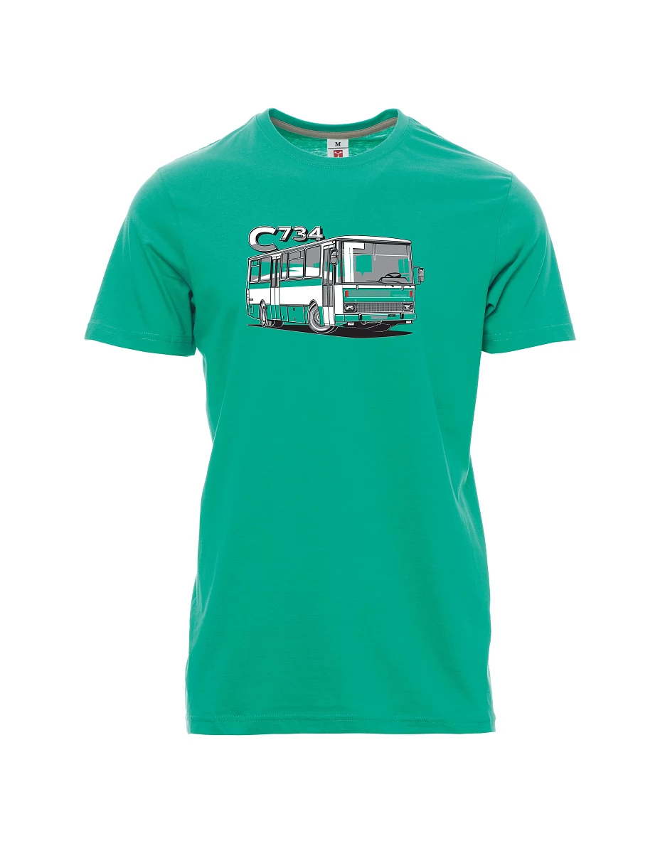 Smaragde T-Shirt für Männer Bus C734