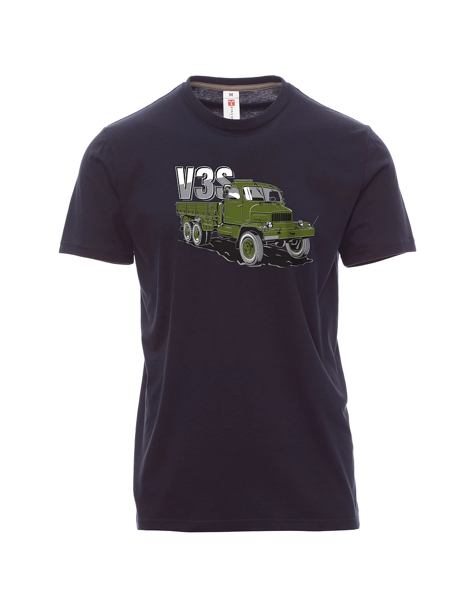 Marine T-Shirt für Männer LKW V3S Flachbett-LKW