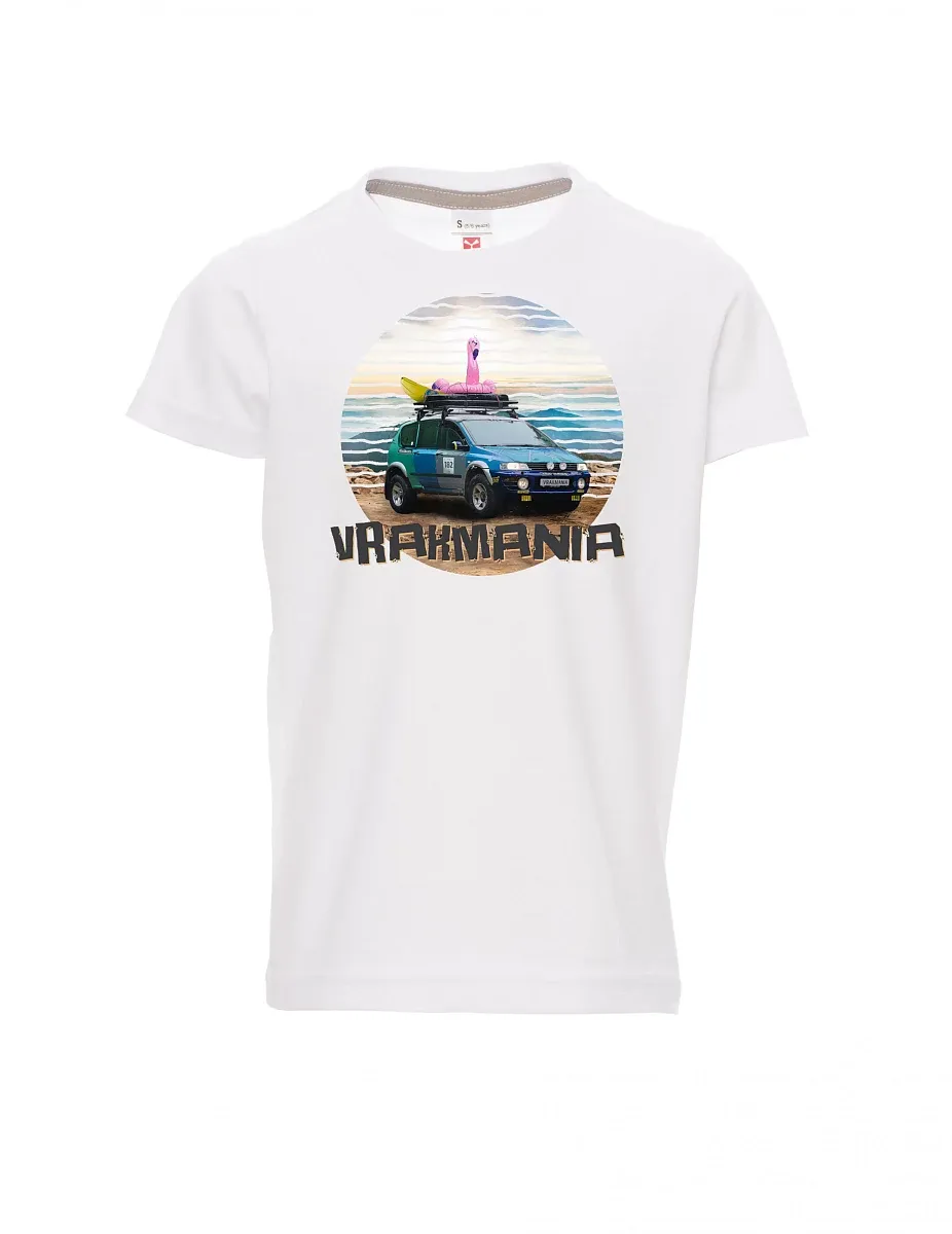 Weißes Kinder T-Shirt Vrakmania