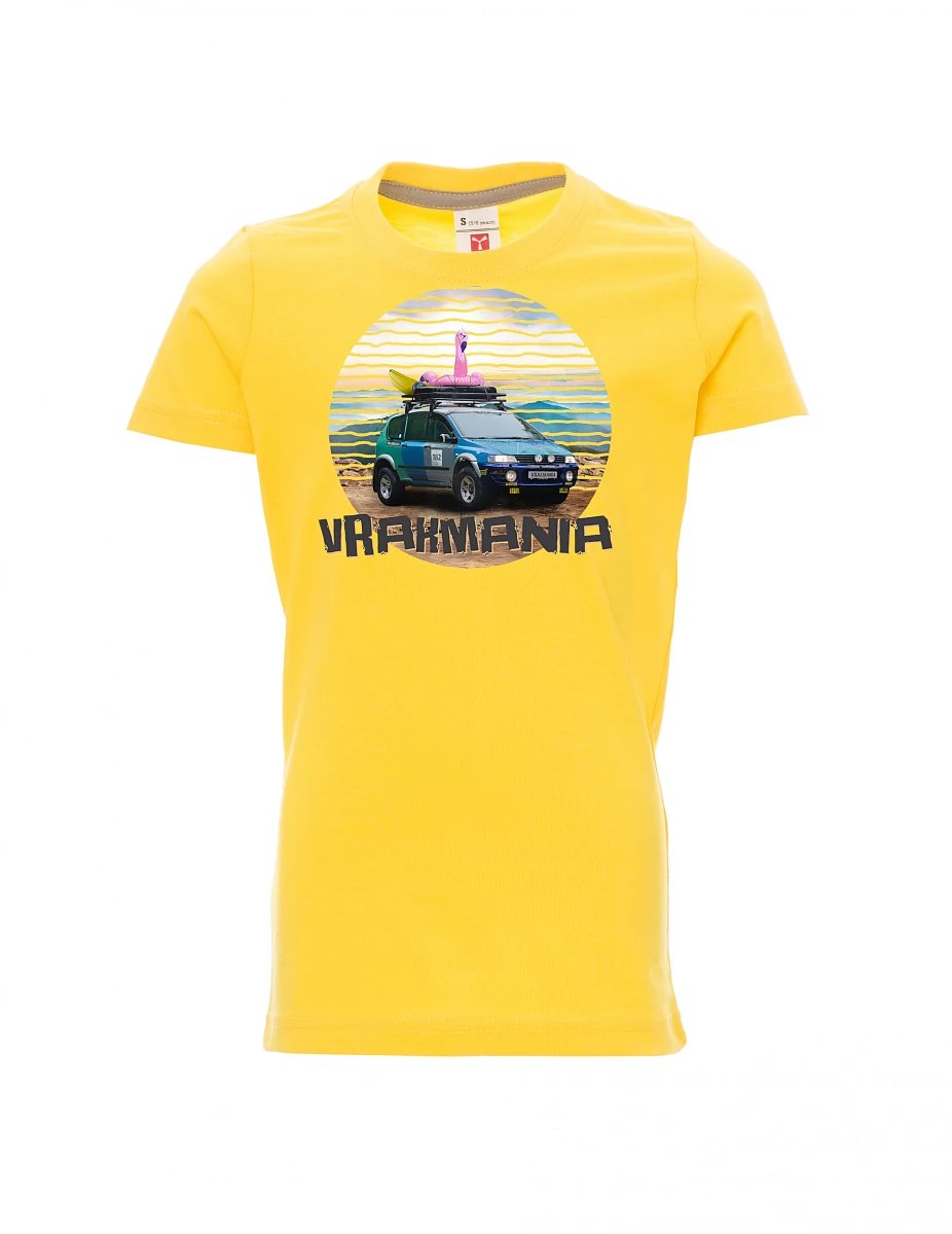 Gelbes Kinder T-Shirt Vrakmania