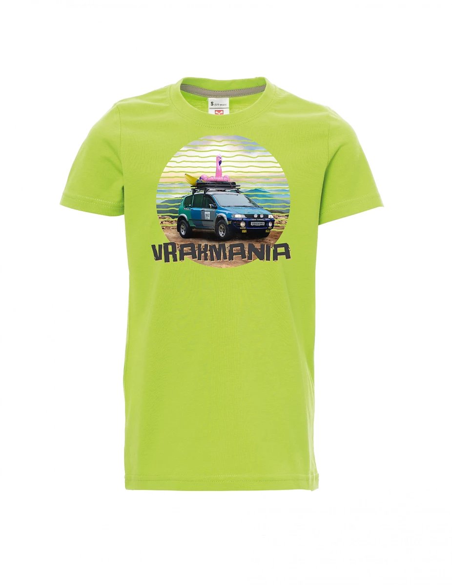 Hellgrünes Kinder T-Shirt Vrakmania