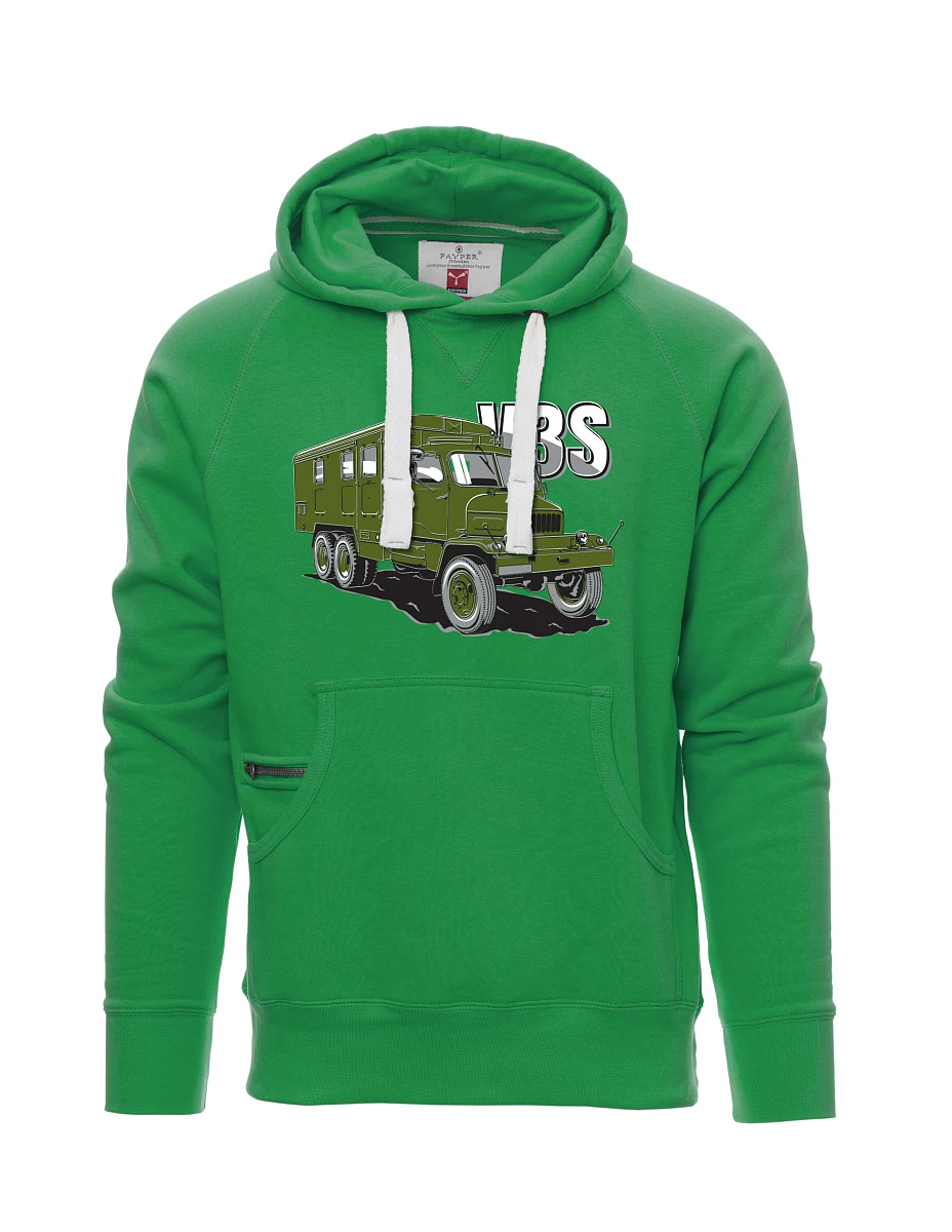 Grünes Sweatshirt für Männer LKW V3S Kabinett