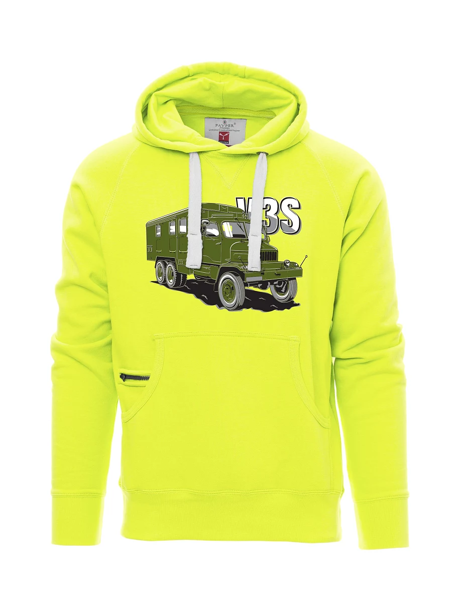 Fluoreszierendes Sweatshirt für Männer LKW V3S Kabinett