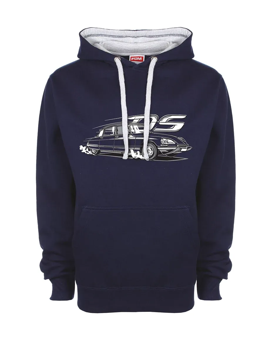 Grau-marines Sweatshirt Französischer Veteran DS