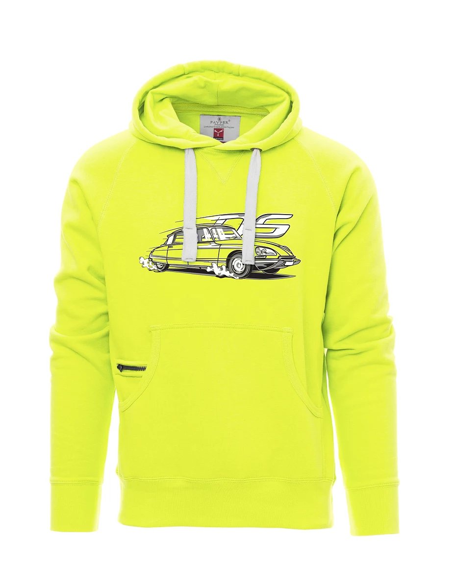 Fluoreszierendes Sweatshirt für Männer Französischer Veteran DS