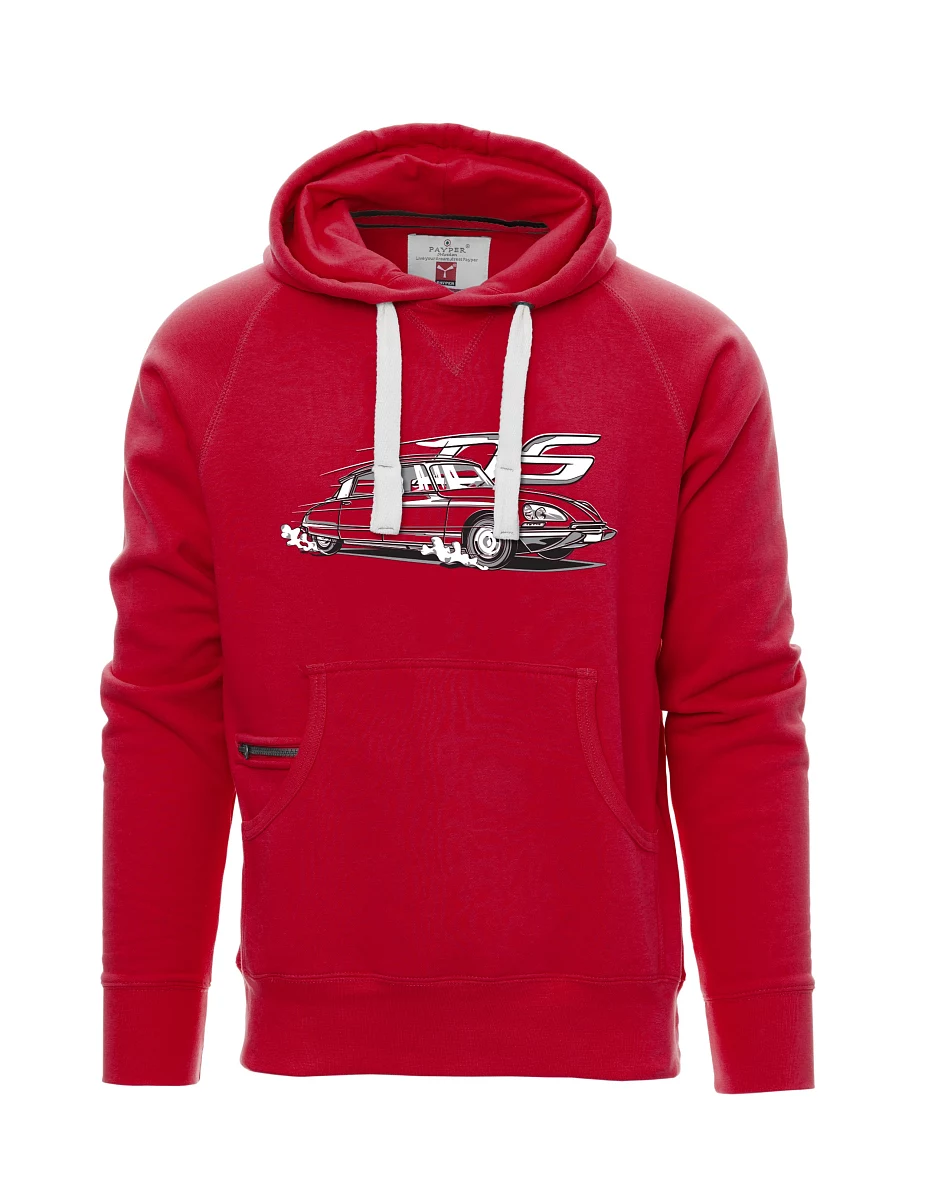 Rotes Sweatshirt für Männer Französischer Veteran DS