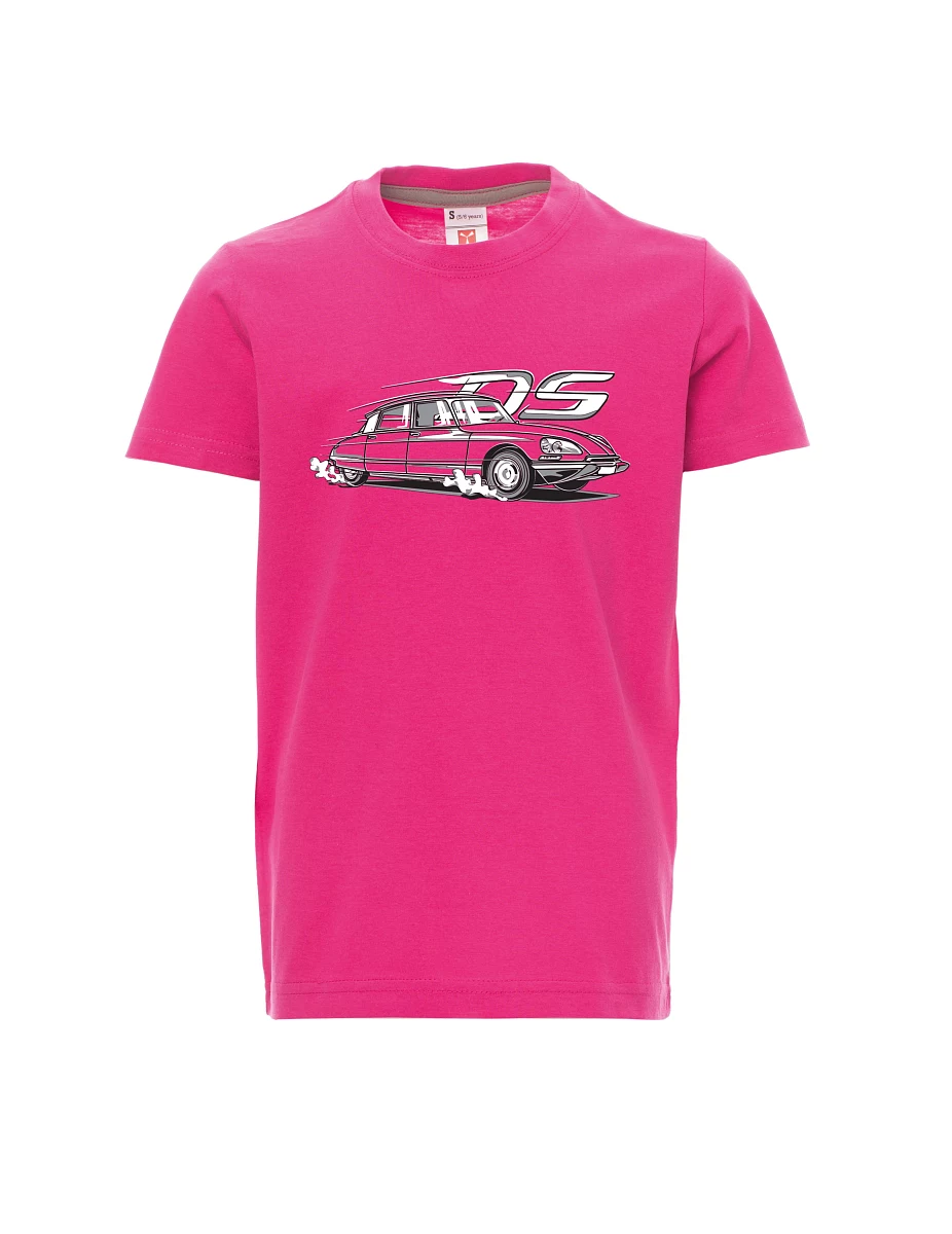 Rosa Kinder T-Shirt Französischer Veteran DS