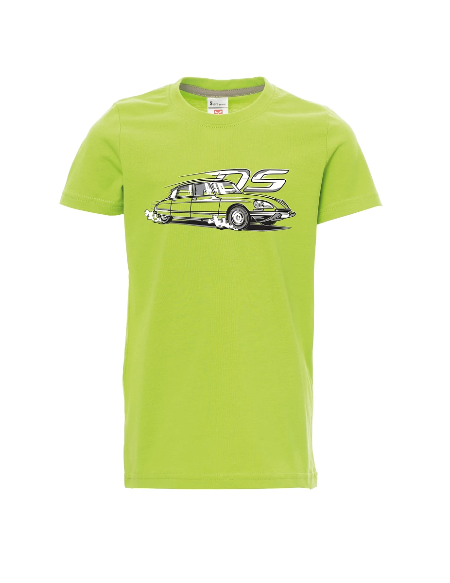 Hellgrünes Kinder T-Shirt Französischer Veteran DS