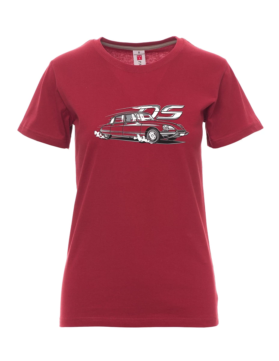 Bordeaux T-Shirt für Damen Französischer Veteran DS