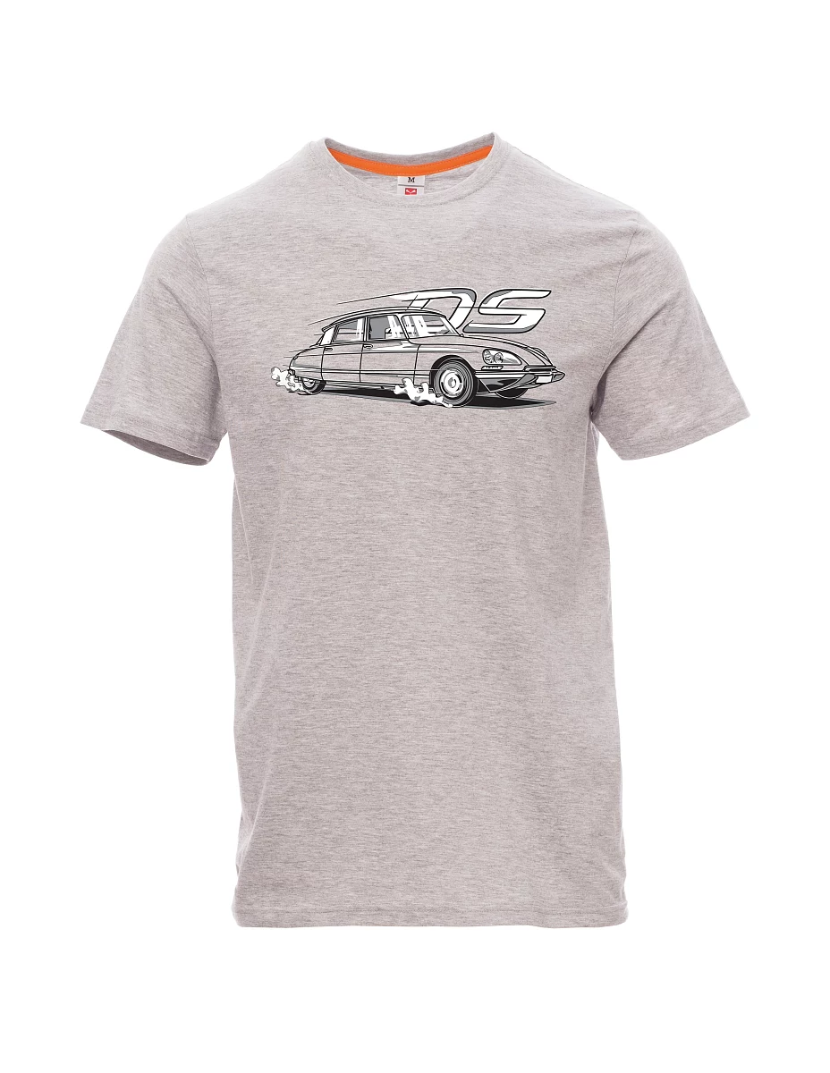 Grau melange T-Shirt für Männer Französischer Veteran DS