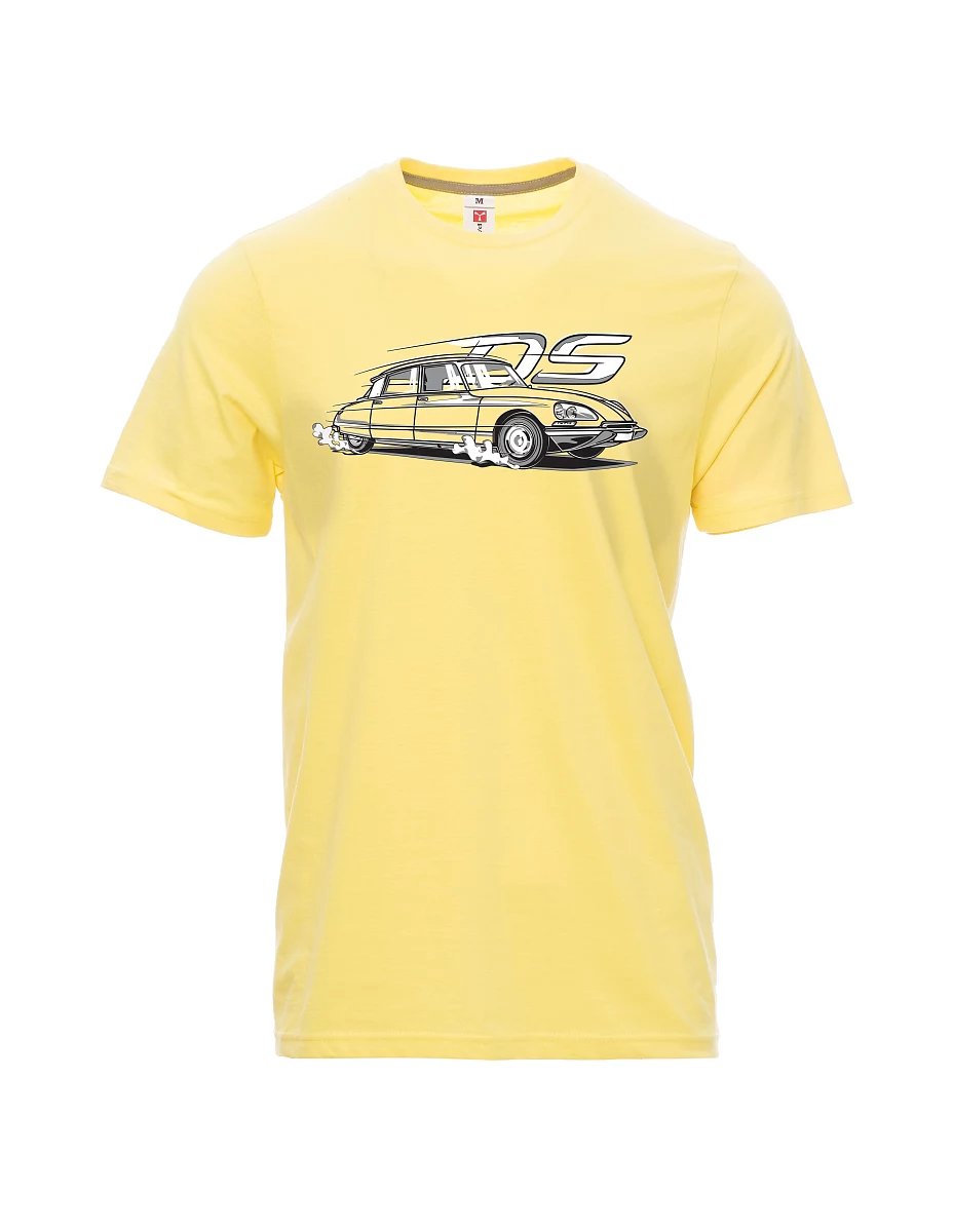Hellgelb T-Shirt für Männer Französischer Veteran DS