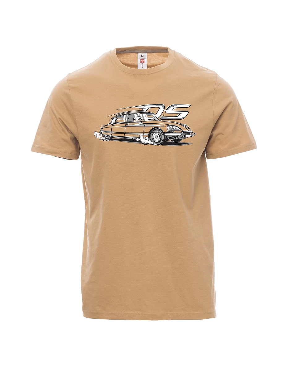 Braunes T-Shirt für Männer Französischer Veteran DS