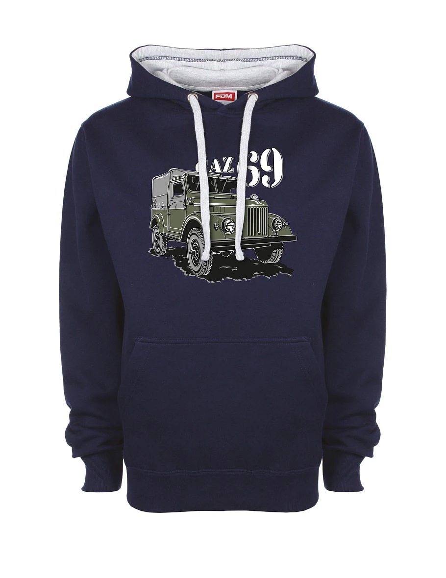 Grau-marines Sweatshirt GAZ 69