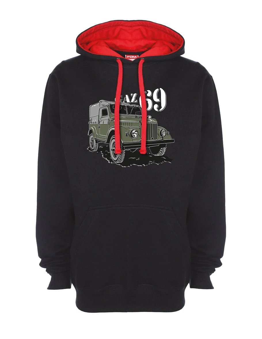 Rot-schwarzes Sweatshirt GAZ 69