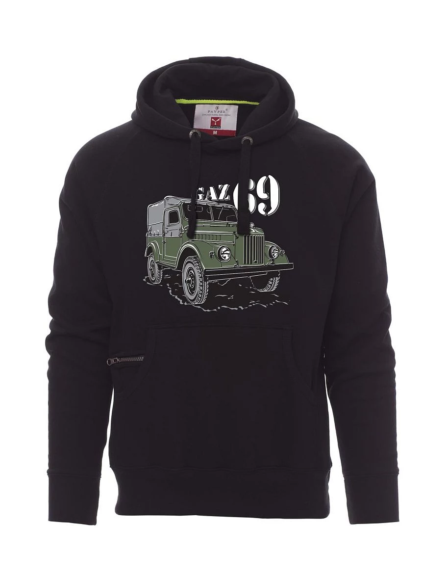 Schwarzes Sweatshirt für Männer GAZ 69
