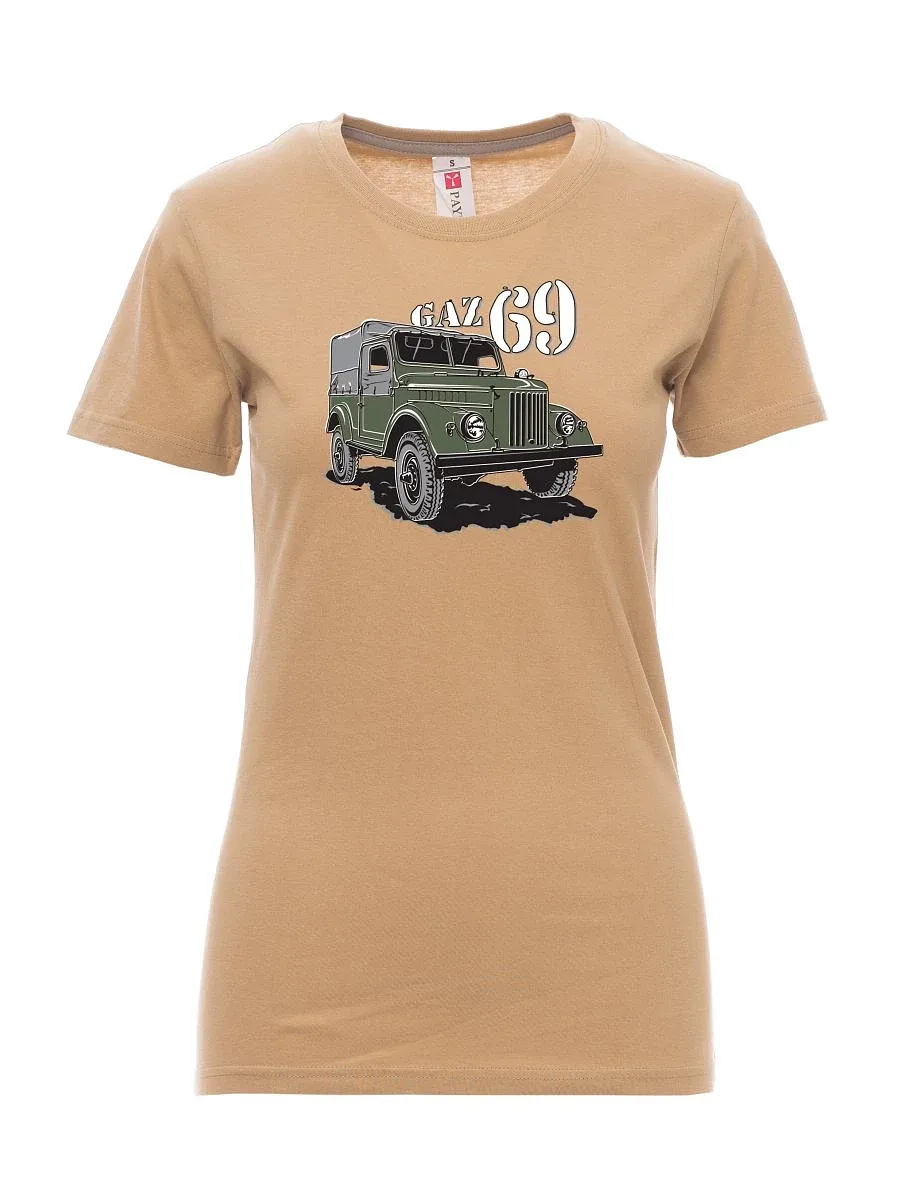 Braunes T-Shirt für Damen GAZ 69