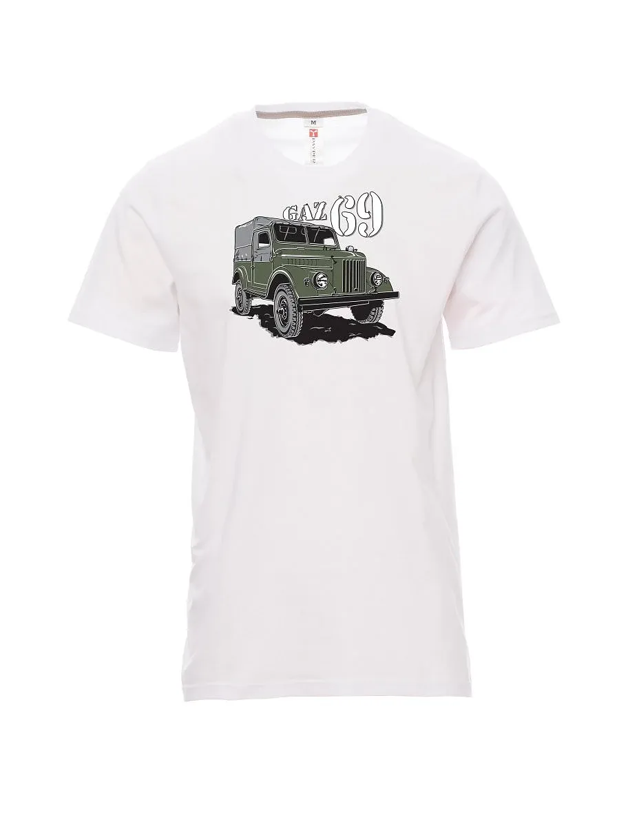 Weißes T-Shirt für Männer GAZ 69