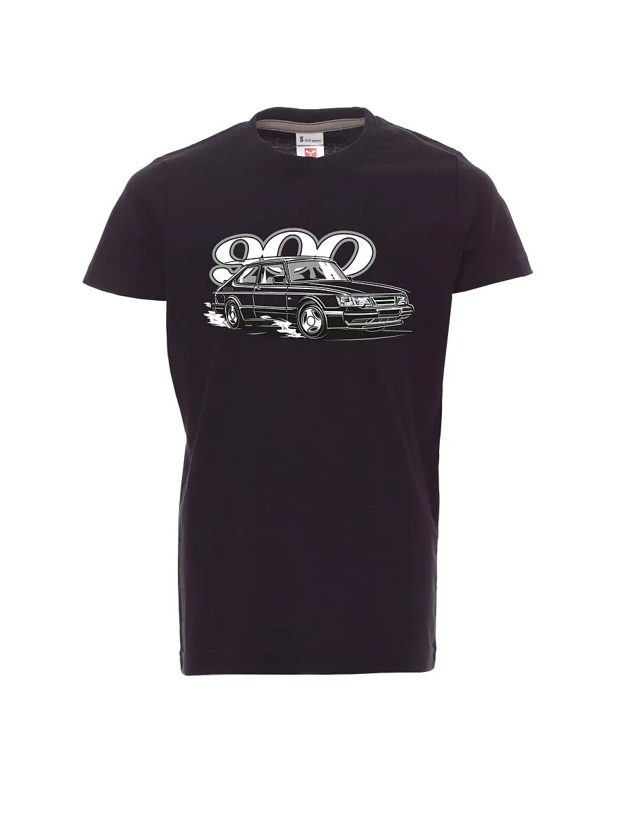 Schwarzes Kinder T-Shirt Saabo 900