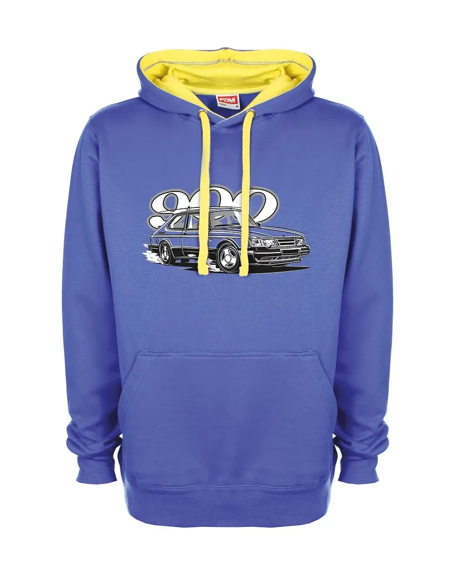 Gelb-blaues Sweatshirt Saabo 900