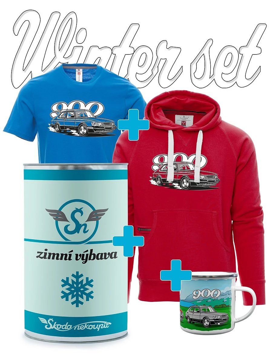 Geschenk Winter-Set Saab 900